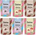 Variety Flavour Sweet with Dates Bag 125g – Strawberry, Sour Cola & Fizzy Bottles Milkshake Sweet Chewy Fruit Snack, Mixed Flavours, Ready to Eat - dvjn (8 x Bags, Random Mixed)
