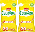 Walkers Quavers Cheese Multipack Snacks Crisps 20x16g (Pack of 2)
