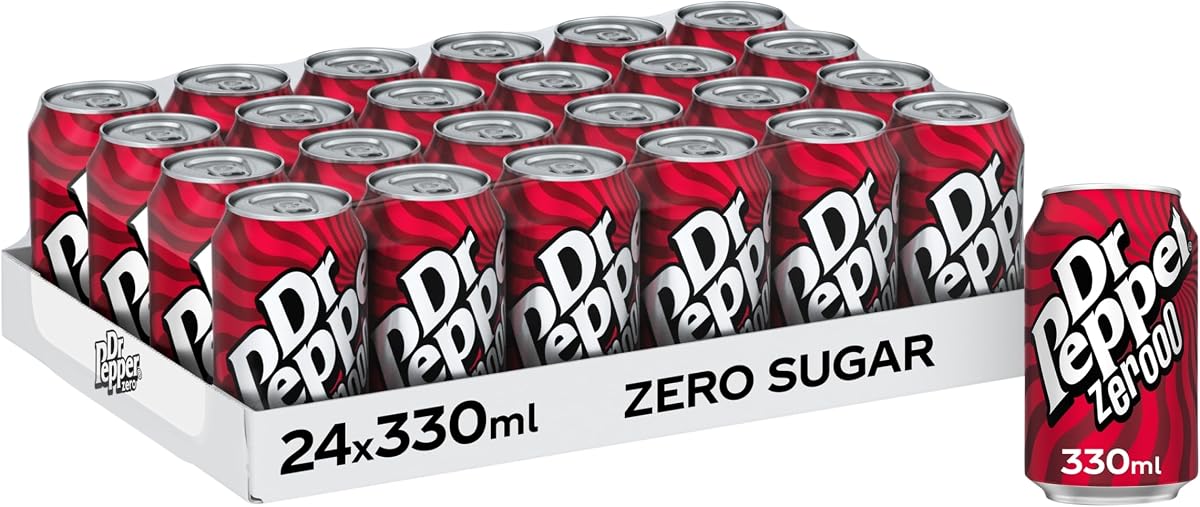 Dr Pepper Zero, 24 x 330ml