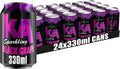 KA Caribbean Black Grape Fizzy Drinks - Traditional & Authentic Caribbean Jamaican Style Sparkling Drink - Soft Drinks Multipack - Black Grape Soda Drinks Bulk Pack - 24 x 330ml Ca