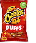 Cheetos Flamin' Hot Puffs, 6 x 13g